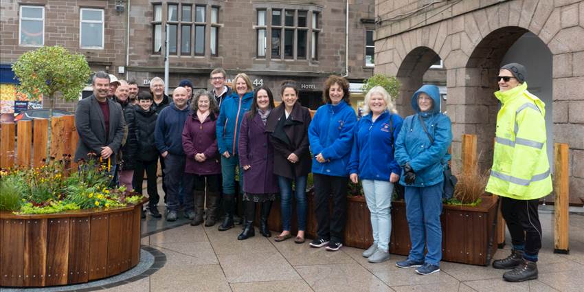 Ribbon Cut at Community Garden