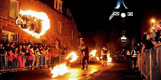 The Stonehaven Fireballs Festival